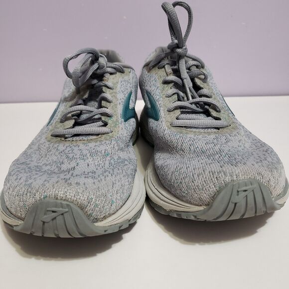 Brooks Anthem Gray Teal Women's Sneakers Sz 9.5 - Picture 6 of 10